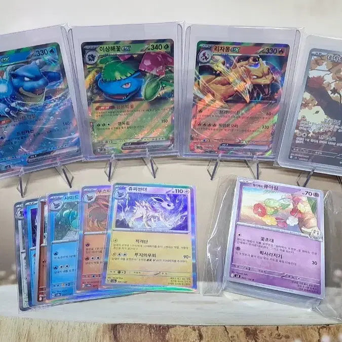[BUNJANG] Pokemon Korean Edition Unused Random 120 Card Set with Bonus Items / 포켓몬카드 한국판 "정품" 무중복 랜덤 120장 세트 (사은품 증정)