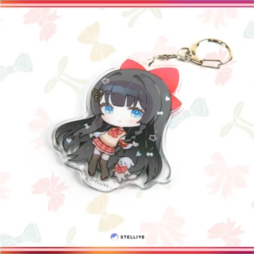 [BUNJANG] Stellive Shirayuki Hina 2024 Birthday Keyring / 스텔라이브 2024 시라유키히나 생일 키링