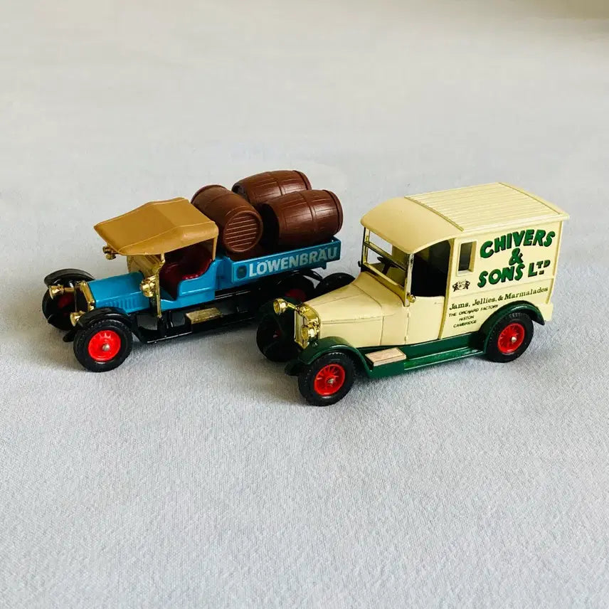 [BUNJANG] 1980s Vintage Matchbox Models of Yesteryear Diecast Mini Cars - Set of 2 / 1980년대 영국 빈티지 Matchbox(매치박스)다이캐스트 미니카 2종 세트