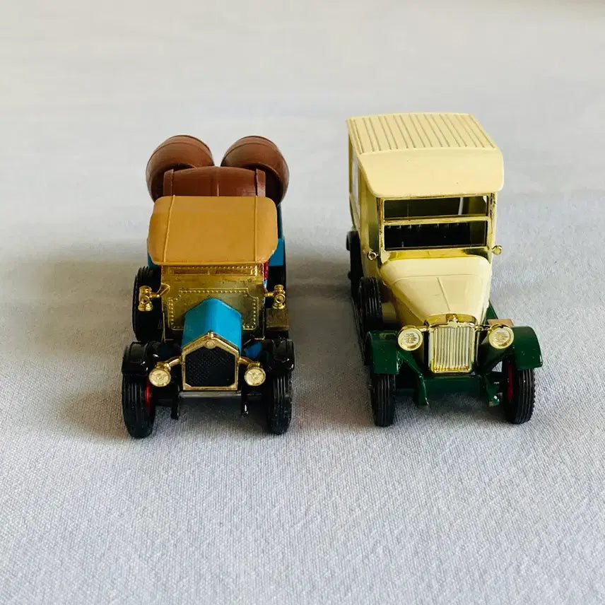 [BUNJANG] 1980s Vintage Matchbox Models of Yesteryear Diecast Mini Cars - Set of 2 / 1980년대 영국 빈티지 Matchbox(매치박스)다이캐스트 미니카 2종 세트