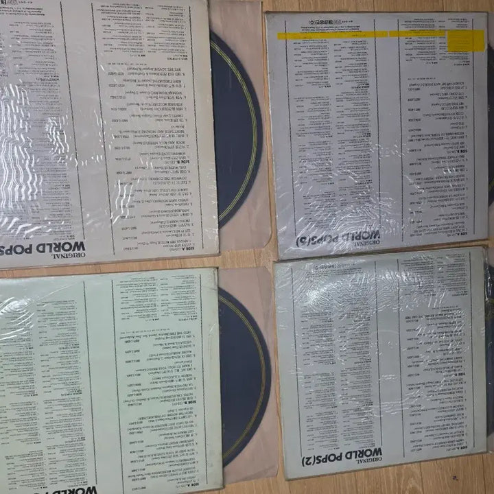 [BUNJANG] Original World Pops LP Vol. 2, 4, 5, 6 Set / 오리지널 월드 팝스 LP 2, 4, 5, 6집