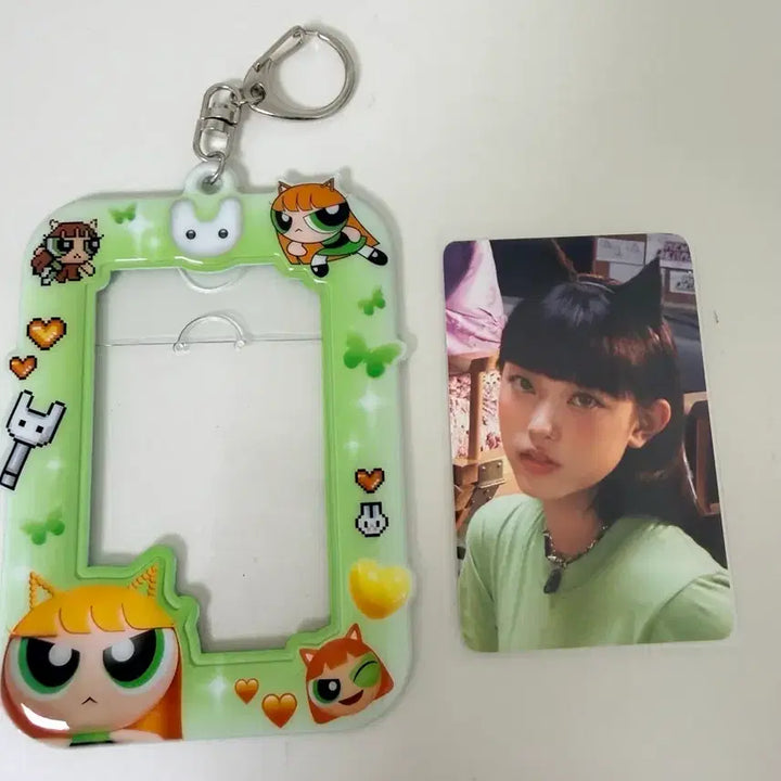 [BUNJANG] NewJeans Haerin Powerpuff Girls Photocard Holder Bundle Set / 오늘만 이가격 뉴진스 해린 파워퍼프걸 포카홀더 포카 일괄