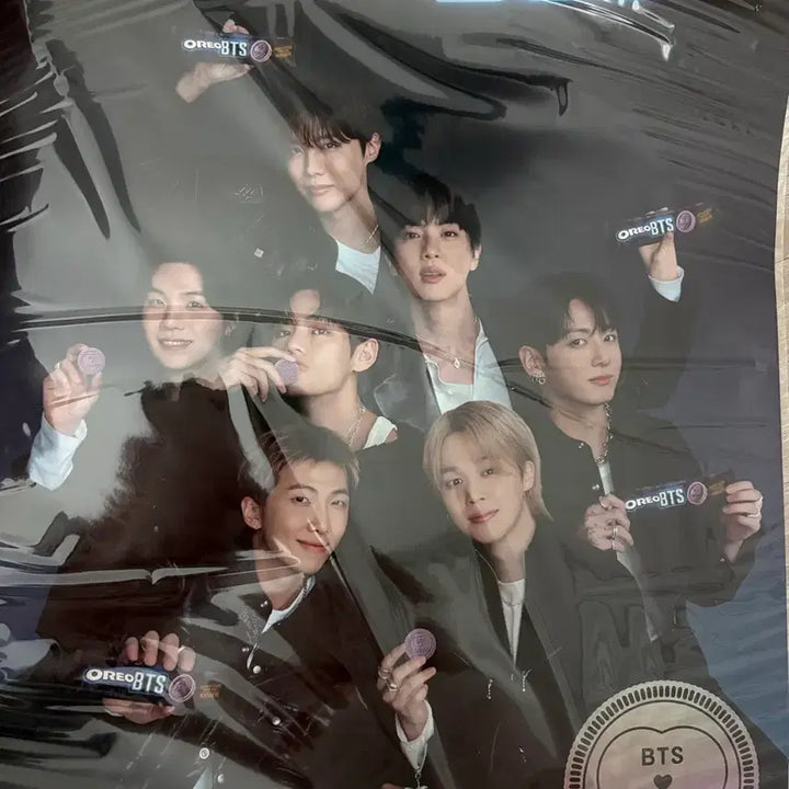 [BUNJANG] BTS Oreo Limited Edition Poster / 오레오 BTS 한정판 포스터