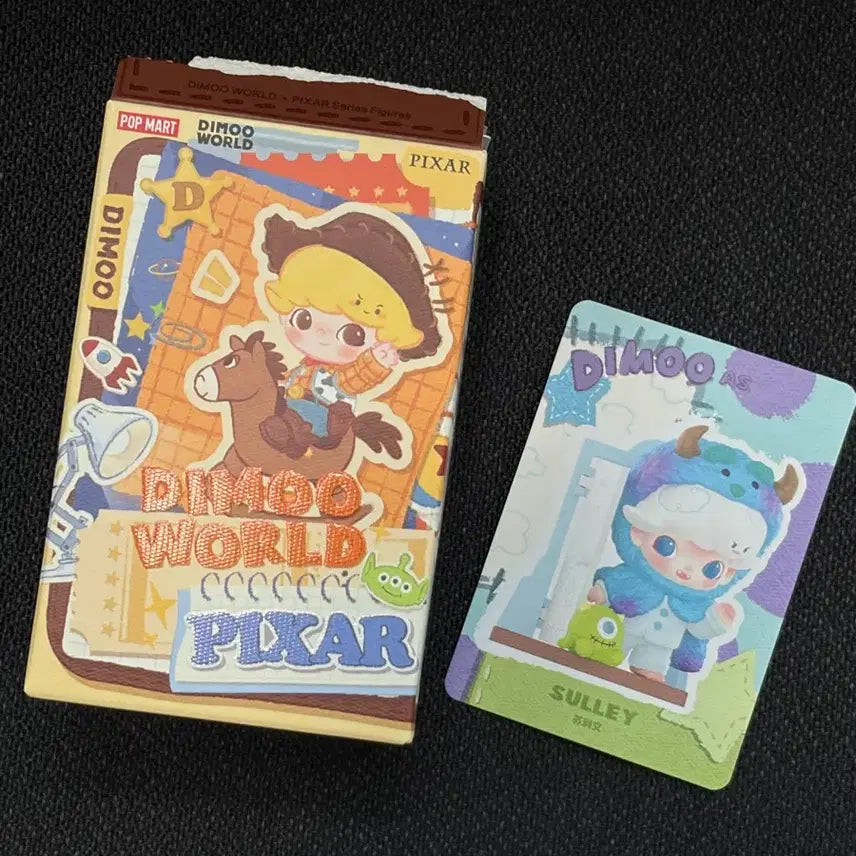 [BUNJANG] Pop Mart Dimoo World x Pixar Series Sulley Figure / [당일발송] 팝마트 디무 월드 x 픽사 시리즈 - 설리
