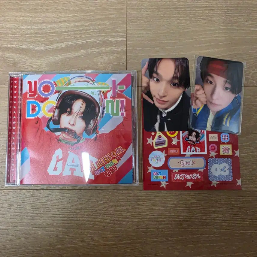 [BUNJANG] NCT WISH Riku Yoizora Moomo Lucky Draw Photocard Bundle Set / 리쿠 요이돈 무모샵 특전 포카 포함 엔시티위시 요이동 앨범