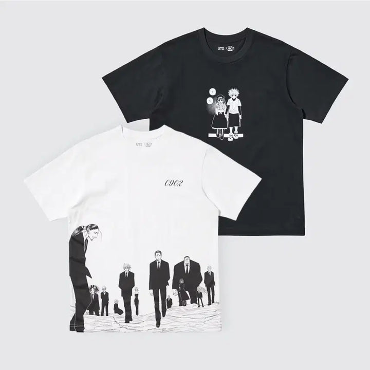 [BUNJANG] Uniqlo x Shueisha 100th Anniversary Hunter x Hunter Kirua &amp; Nanika / Phantom Troupe T-Shirt (Size S) / S) 헌터헌터 유니클로 UT 슈에이샤 100주년 반팔 티셔츠 키르아&amp;나니카, 환영여단 일괄