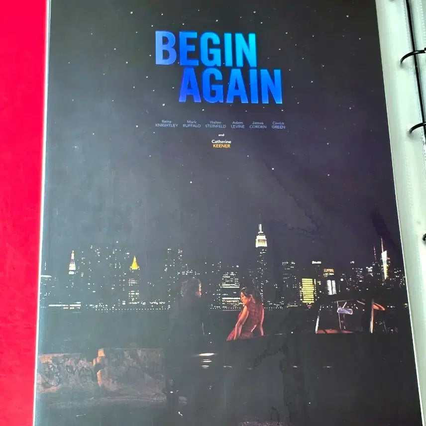 [BUNJANG] Begin Again CGV Digging Time Special Edition Silver Foil Poster (A3) / [초희귀한정판]영화 비긴어게인 CGV 디깅타임 특전 은박 후가공 포스터(A3)