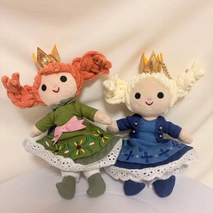 [BUNJANG] Disney Tokyo Disneyland Elsa Anna Doll Keychain Set / 도쿄 디즈니랜드 정품 엘사안나인형키링