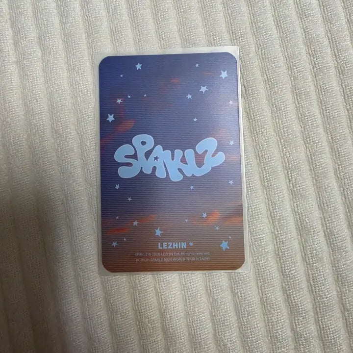 [BUNJANG] Backlight Taiwan Sparkles Lucky Draw Photocard / 백라이트