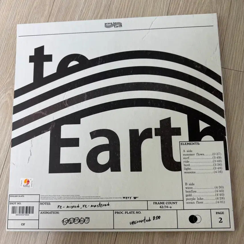 [BUNJANG] Wave to us LP Uncounted / 웨이브투어스 lp uncounted 0.00 팝니다