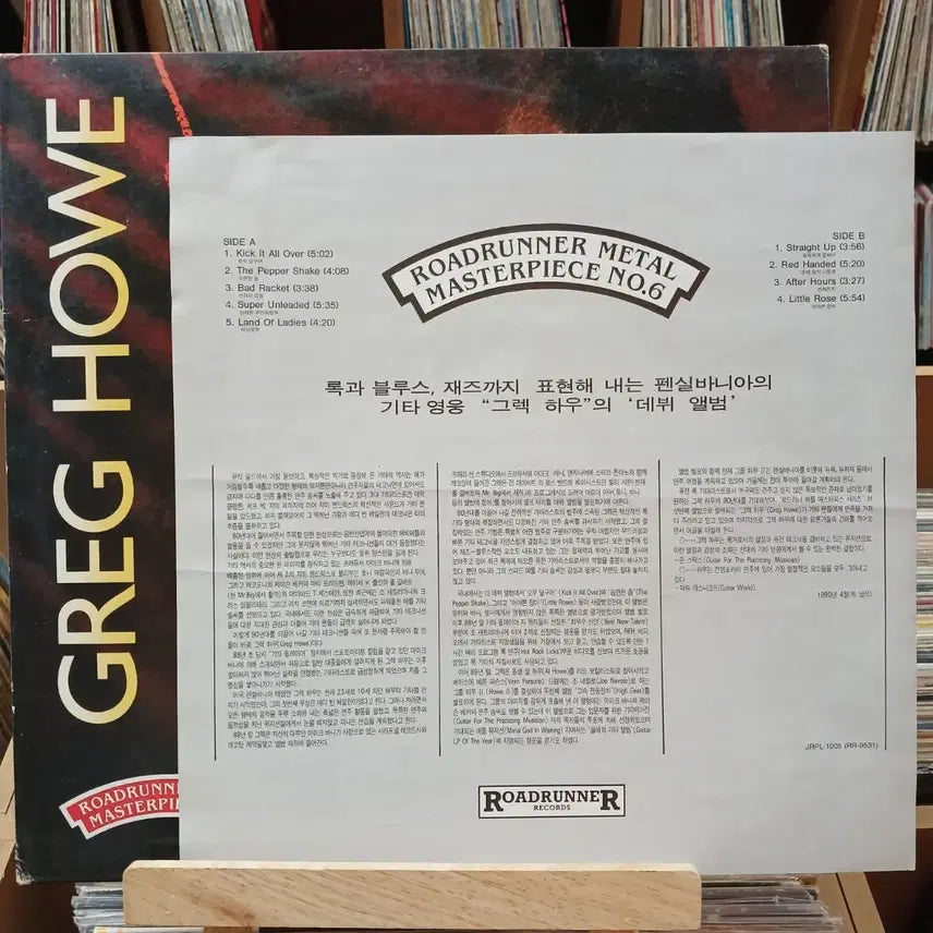 [BUNJANG] Greg Howe Rock, Blues, and Jazz Guitarist LP Record / 록과 블루스 재즈 까지 기타리스트 그렉 하우 LP
