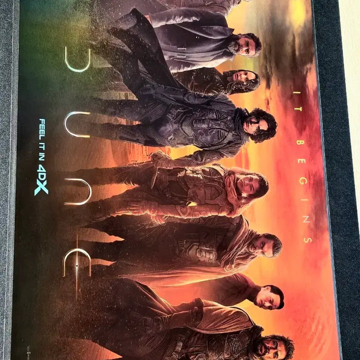 [BUNJANG] Dune Part One 4DX Original Release Special Edition A3 Poster / [초희귀한정판]영화 티모시샬라메 듄1 DUNE 단체 4DX 원개봉 스페셜 특전 포스터(A3)