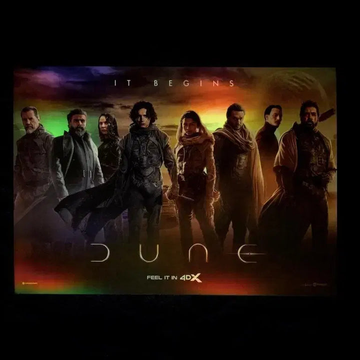 [BUNJANG] Dune Part One 4DX Original Release Special Edition A3 Poster / [초희귀한정판]영화 티모시샬라메 듄1 DUNE 단체 4DX 원개봉 스페셜 특전 포스터(A3)