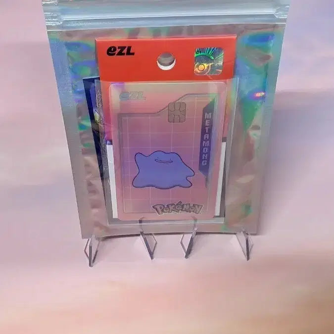[BUNJANG] Pokemon 30th Anniversary Limited Edition EZL Metamon Transit Card Bundle / 포켓몬 30주년 한정판 이즐(ezl) "메타몽" 교통카드 + "미니 메타몽" +  "사은품 증정"