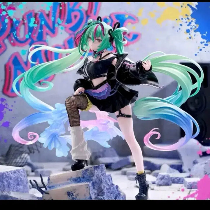 [BUNJANG] Hatsune Miku Punk Segaprizm Figure / 하츠네미쿠 펑크 세가 피규어리즘 피규어