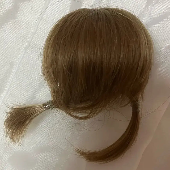[BUNJANG] BJD Wig Twin Tail Brown Hannahsu HW-1015 4-5 inch / 구체관절인형 구관 가발 양갈래 브라운 한나수 HW-1015 4-5