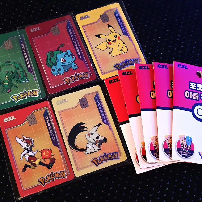 [BUNJANG] Pokemon 30th Anniversary Limited Edition Izle Transportation Card - Pikachu / 30주년 한정 포켓몬스터 이즐 교통카드 30종 Pokemon card 피카츄