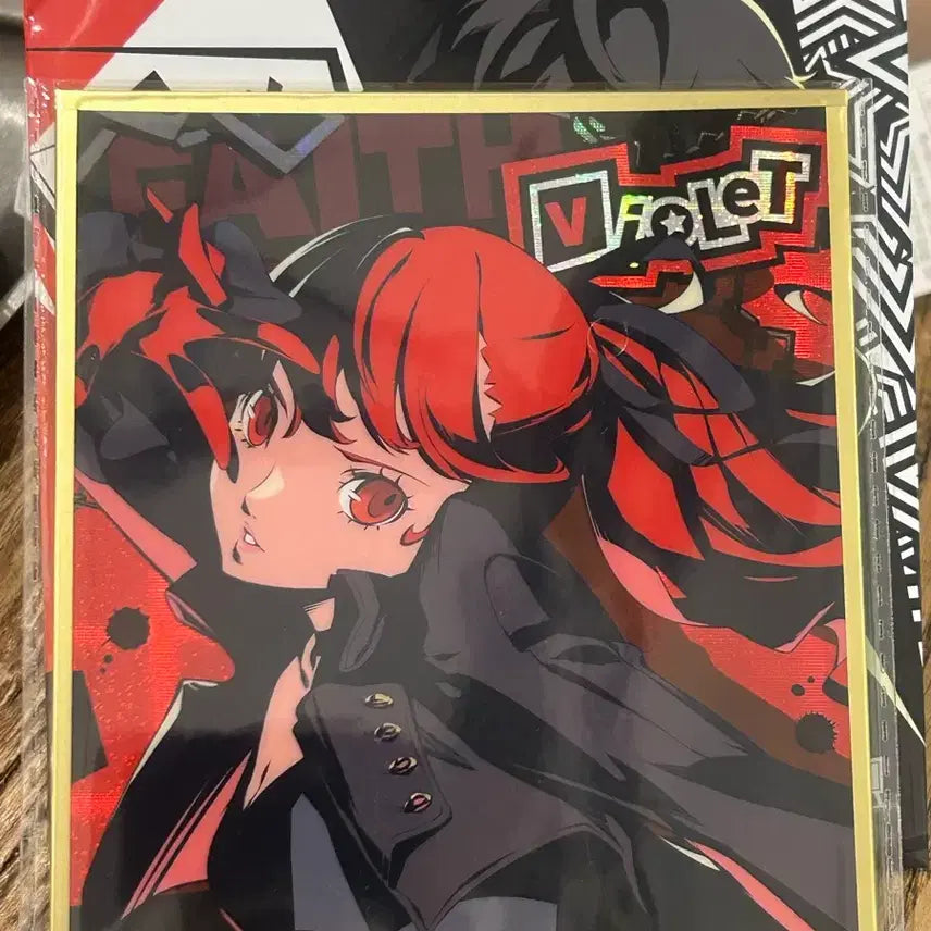 [BUNJANG] Persona 5 Royal Random Shikishi Yoshizawa Kasumi (Violet) / 페르소나5 더로열 랜덤색지 카스미 바이올렛