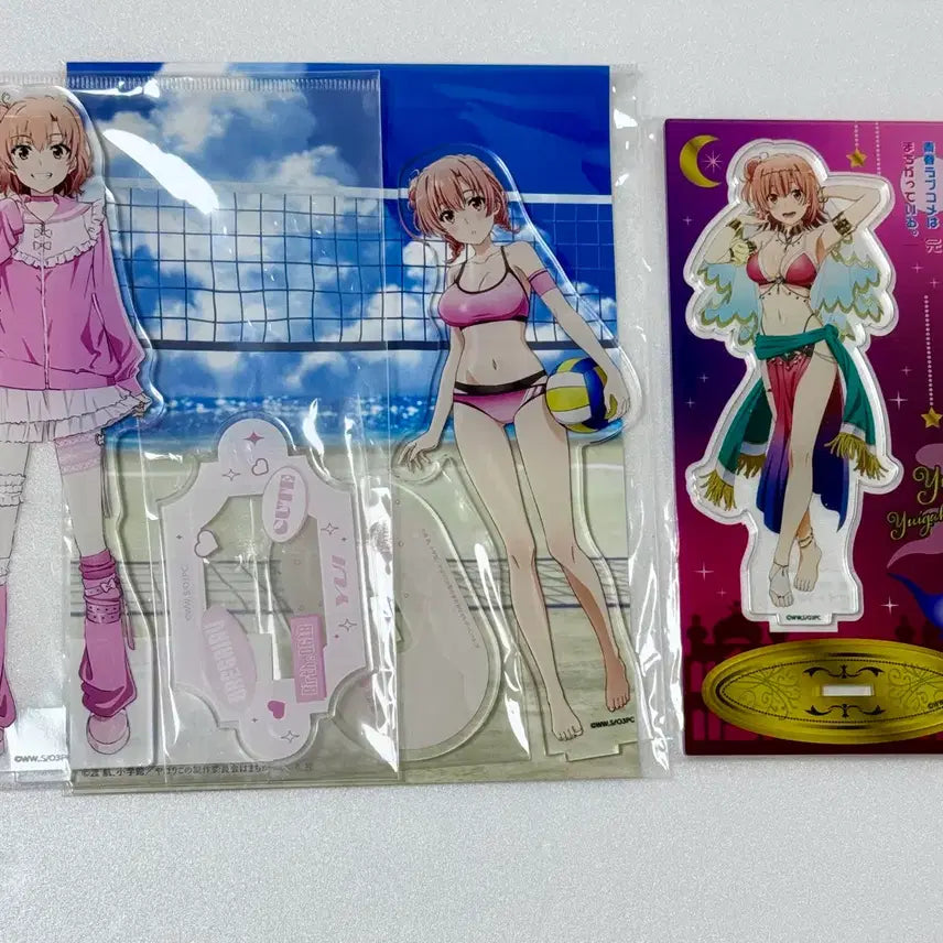 [BUNJANG] My Teen Romantic Comedy SNAFU Yui Yuigahama Acrylic Stand Set (3 Types) / 급처) 내청코 유이가하마 유이 아크릴스탠드 3종 세트 역내청