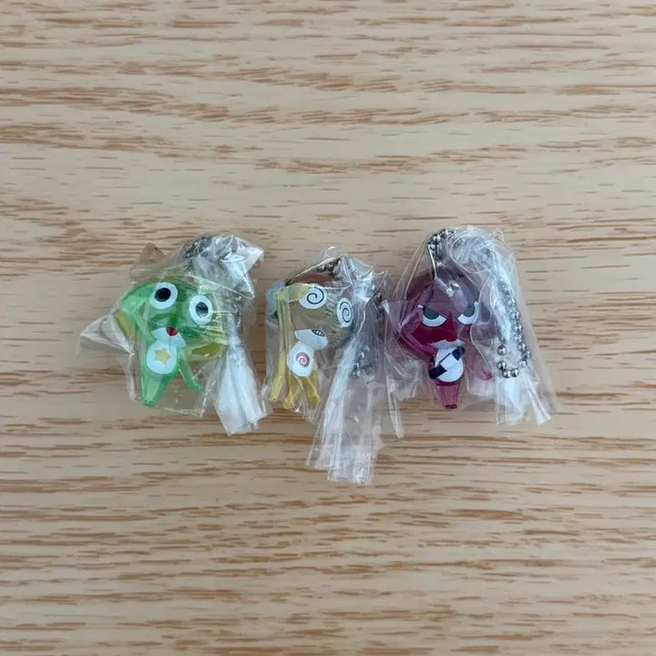 [BUNJANG] Keroro Gummy Ring Transparent Set (Sealed) / (미개봉) 케로로 구미 키링 투명 세트