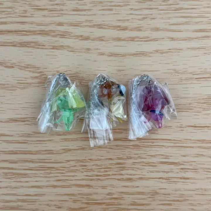 [BUNJANG] Keroro Gummy Ring Transparent Set (Sealed) / (미개봉) 케로로 구미 키링 투명 세트