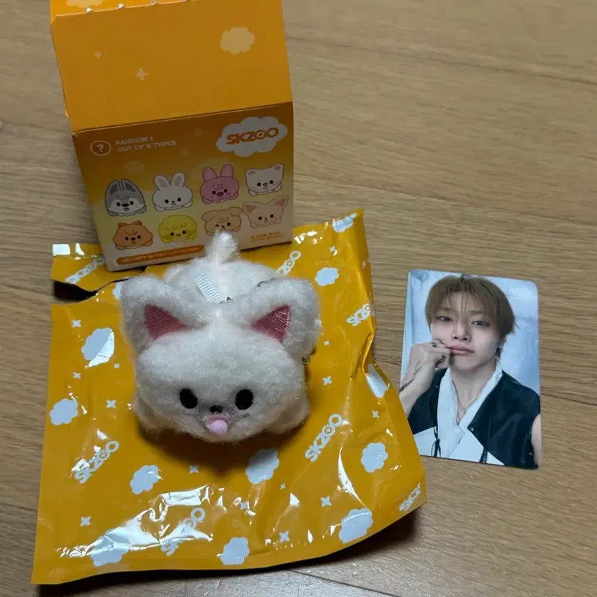 [BUNJANG] Stray Kids I.N Foxiny Wind-up Keychain Photocard / Straykids 스트레이키즈 스키즈 스키주 태엽키링 아이엔 폭시니 pc