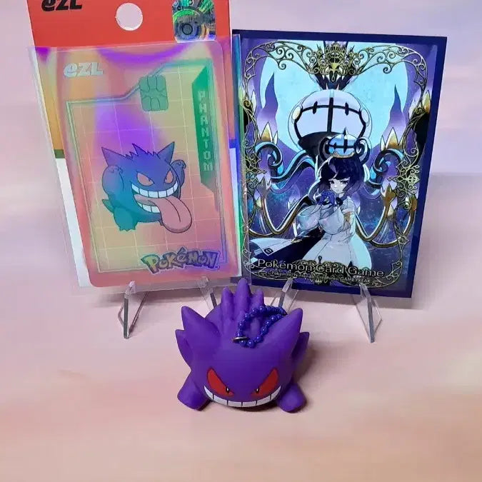 [BUNJANG] Pokemon 30th Anniversary Limited Edition Esl "Phantom" Transit Card &amp; Keychain Set / 포켓몬 30주년 한정판 이즐(ezl) "팬텀" 교통카드 + 키링