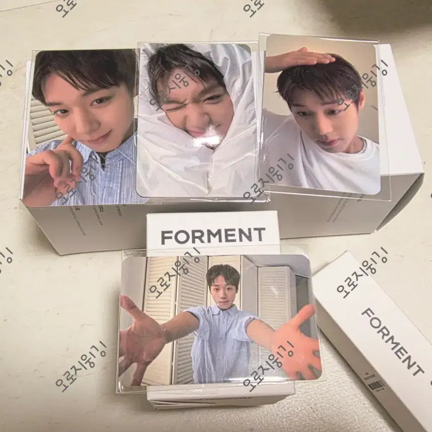 [BUNJANG] Park Jihoon FORMENT Photocard 4 Types Bundle Set / 박지훈 포맨트 포토카드 4종 일괄