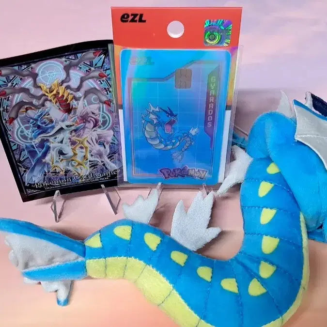 [BUNJANG] Pokemon 30th Anniversary Limited Edition EZL "Gyarados" Transit Card + Plush / 포켓몬 30주년 한정판 이즐(ezl) "갸라도스" 교통카드 + 인형