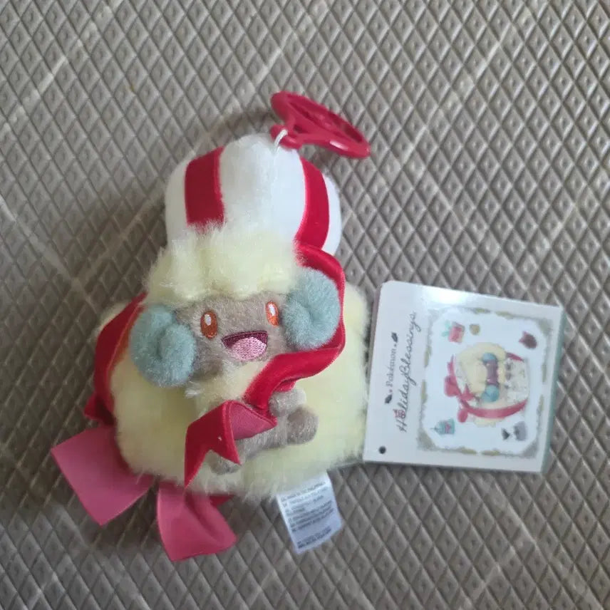 [BUNJANG] Pokemon Carabiner Mascot Holiday Elpud Keyring / 새상품) 포켓몬스터 카라비너 마스코트 홀리데이 엘풍 키링