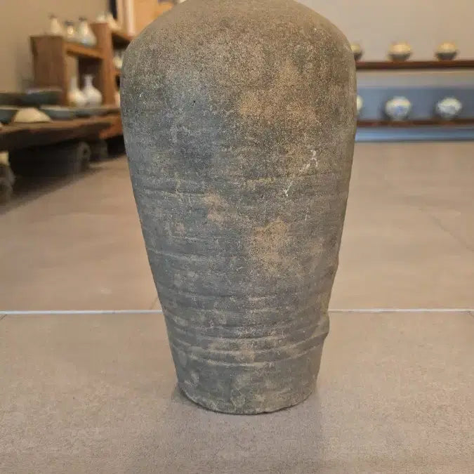 [BUNJANG] Authentic Goryeo Dynasty Pottery Maebyeong Vase / 진품 고려시대 토기 매병 골동품