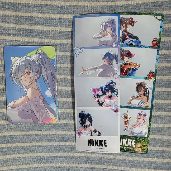 [BUNJANG] Niki Summer Pop-Up Lucky Draw Photocard &amp; Photo Frame Set / 니케 여름 팝업 특전 포토카드, 사진 프레임 2종 일괄