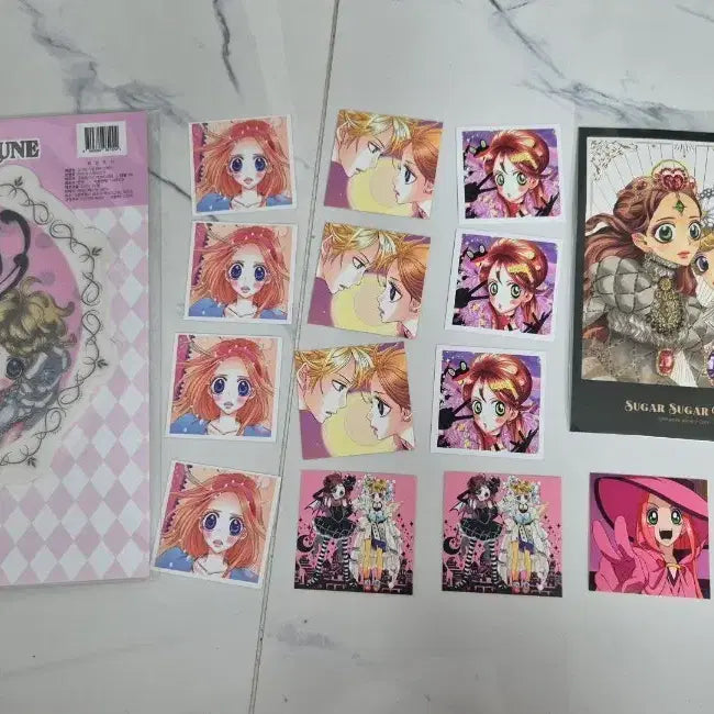 [BUNJANG] Sugar Sugar Rune Mousepad &amp; Illustration Card Set / 슈가슈가룬 마우스패드 &amp; 일러스트 카드 세트 새상품