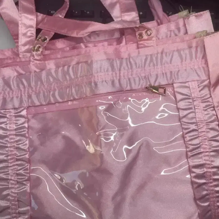 [BUNJANG] Ribbon Lolita Ita Bag Shoulder Bag Transparent Bag / 리본 로리타 이타백 숄더백 투명 가방