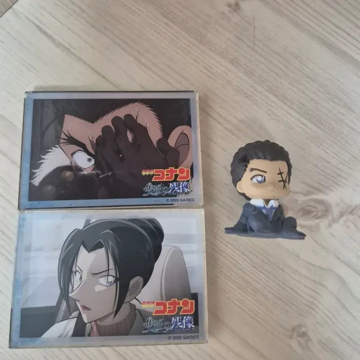 [BUNJANG] Detective Conan Yamato Kansuke Chizumase + Uehara Yui Akashi Acrylic Block Bundle Set / 명탐정 코난 야마토 칸스케 치지마세 + 척안의잔상 칸스케 유이 아크릴블록 2개 일괄