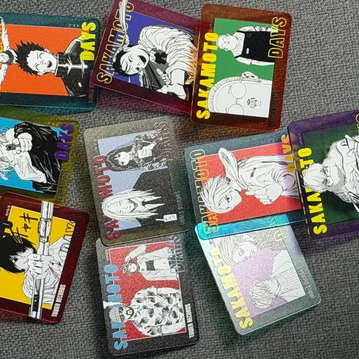 [BUNJANG] Sakamoto Days Tower Records Badge Set 1 &amp; 2 Nagumo Natsuki Acrylic Figure Plush Keychain Bundle / 사카모토데이즈 타워레코드 뱃지 풀박스 1탄 2탄 일괄 나구모나츠키신아크릴피규어누이인형키링