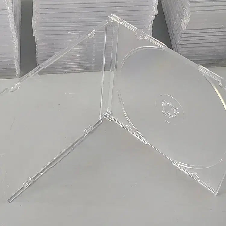 [BUNJANG] Slim Jewel CD Cases - 5mm Thickness, Translucent Back (50+2 pcs Set) / CD케이스 시디케이스 반투명 슬림형 1장용 5mm 중고 50+2장 세트