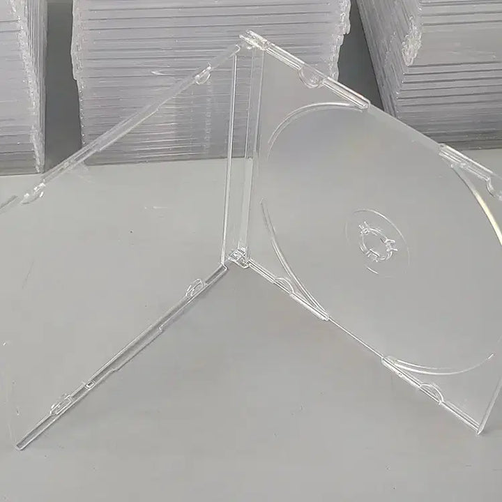 [BUNJANG] Slim Jewel CD Cases - 5mm Thickness, Translucent Back (50+2 pcs Set) / CD케이스 시디케이스 반투명 슬림형 1장용 5mm 중고 50+2장 세트