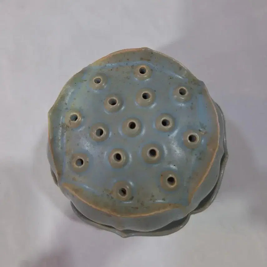 [BUNJANG] Goryeo Celadon Style Lotus Flower Incense Burner / 도자기 향로