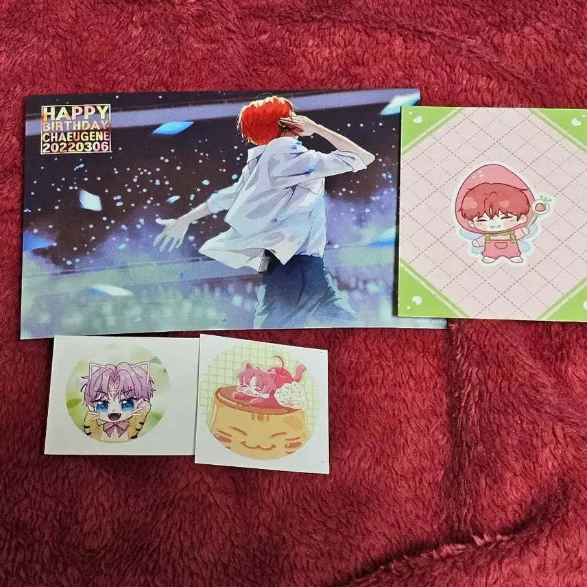 [BUNJANG] Demutjoo Cha Yujin Birthday Postcard &amp; Photocard Bundle Set / 데못죽 차유진 생일 엽서,포카