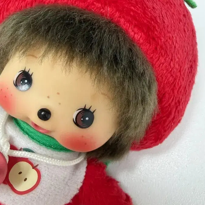 [BUNJANG] Apple Bebechichi Monchhichi Doll / 사과 베비치치 몬치치