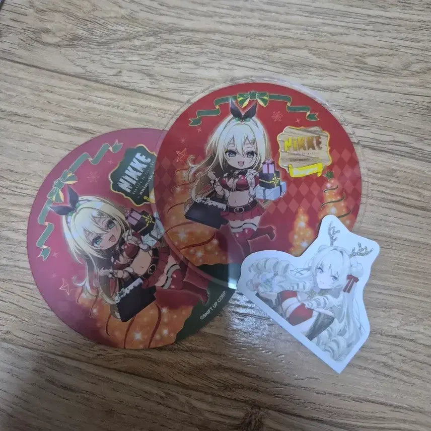 [BUNJANG] Goddess of Victory: Nikke Christmas Animate Collaboration Cafe Rapi &amp; Crown Merchandise / 승리의 여신 니케 크리스마스 애니메이트 콜라보 카페 루피,크라운 판매