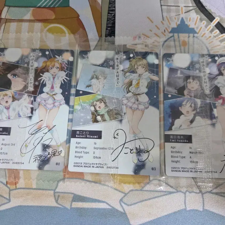 [BUNJANG] Love Live! Muse Snowhalation Ver. 2nd Year Set Photocard / 러브라이브 뮤즈 웨하스 포토카드 스노우 하레이션 ver. 2학년 세트
