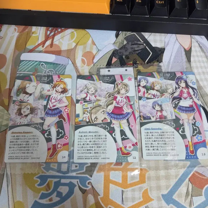 [BUNJANG] Love Live! Muse Happy Maker Ver. Second Year Set Photocard / 러브라이브 뮤즈 웨하스 포토카드 해피메이커 ver. 2학년 세트