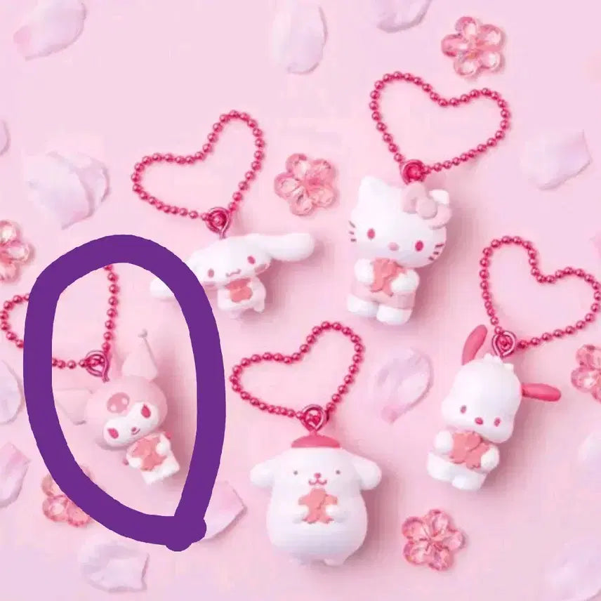 [BUNJANG] Sanrio Sakura Gacha Kuromi Figure / 산리오 벚꽃 사쿠라 가챠(쿠로미)