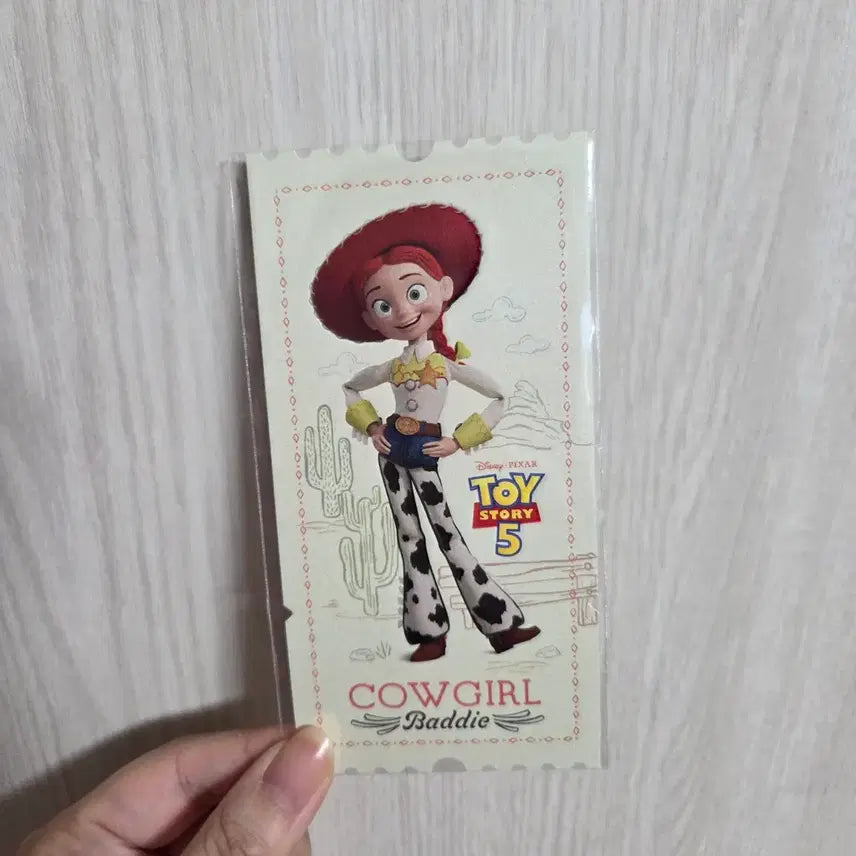 [BUNJANG] Toy Story Jessie Ticket Postcard / 토이스토리 제시 티켓엽서(오티)