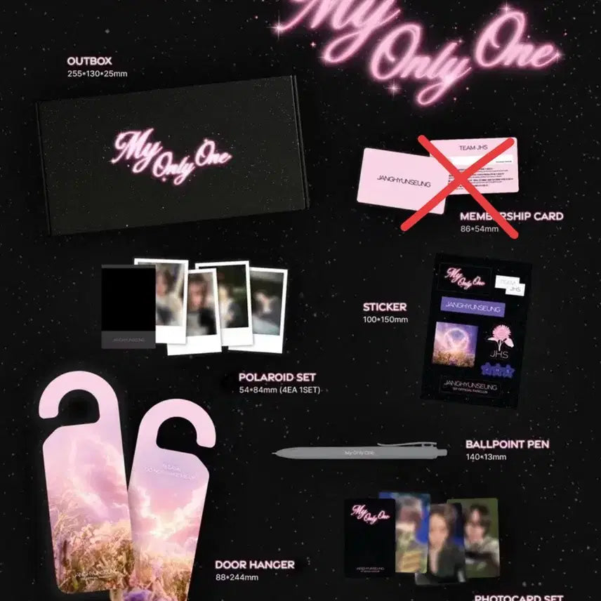 [BUNJANG] Jang Hyunseung 1st Membership Kit (Excluding Cards) / 팀 장현승 1기 멤버십 키트(카드 제외)