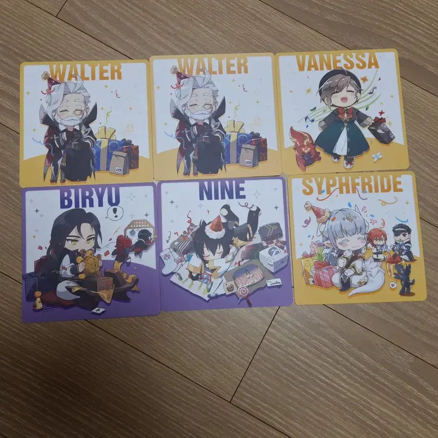 [BUNJANG] Lord of Heroes Character Coaster Set / 로드오브히어로즈 로오히 코스터