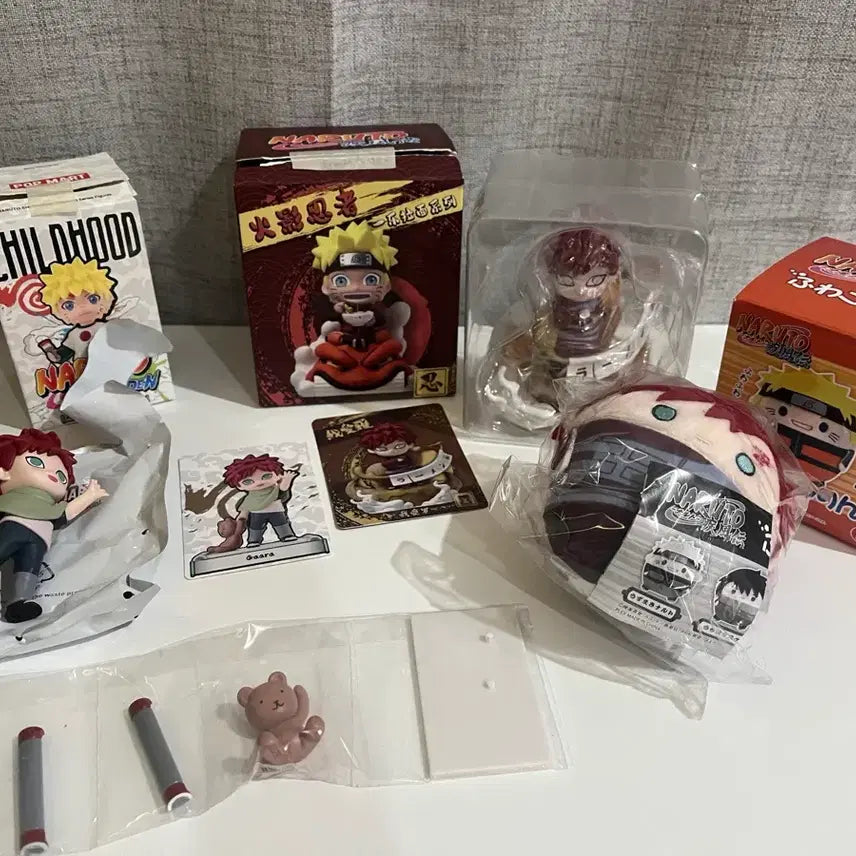 [BUNJANG] Naruto Gaara Doll Figure Goods Bundle Set / 나루토 가아라 인형 피규어 굿즈 세트