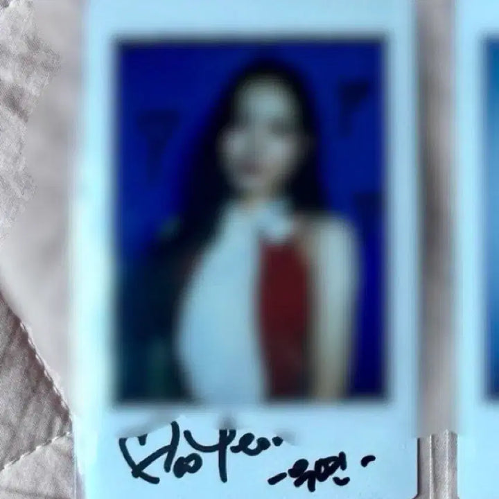 [BUNJANG] Woo!ah! Wooyeon Signed Polaroid / 우아 우연 싸인 폴라로이드 싸폴 양도 wooah wooyeon sign polaroid